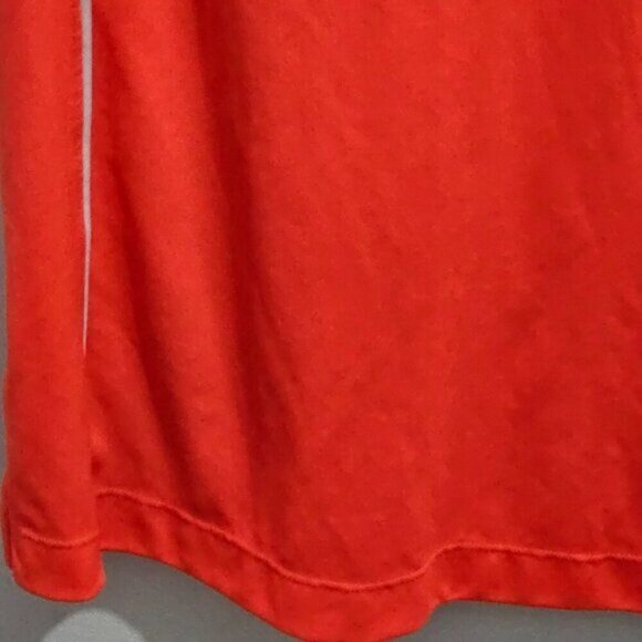 Slazenger Women's Coral Golf Polo XL w/ White Accents & Zip Collar - Picture 8 of 16